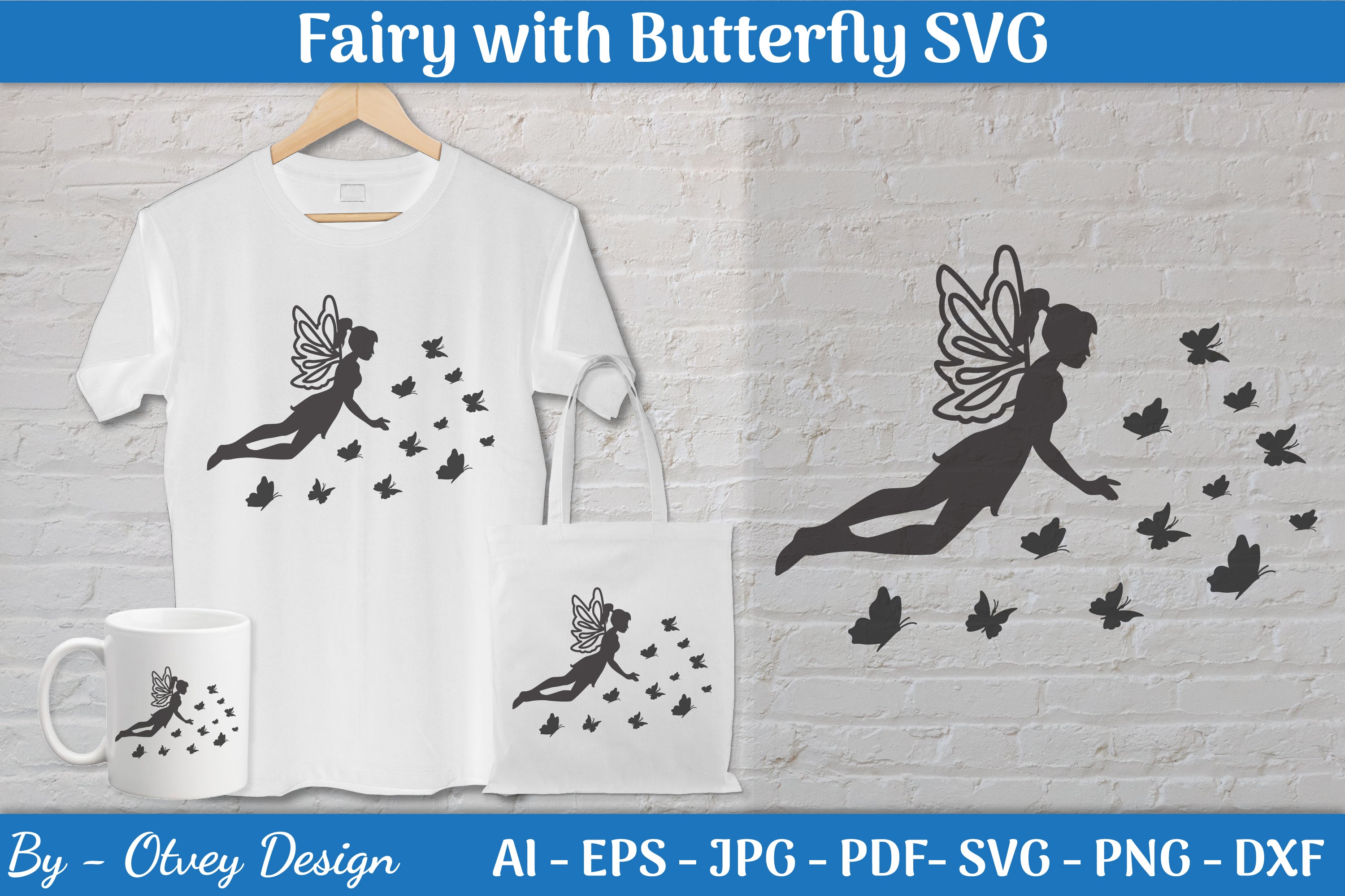 Fairy with Butterfly SVG Bundle