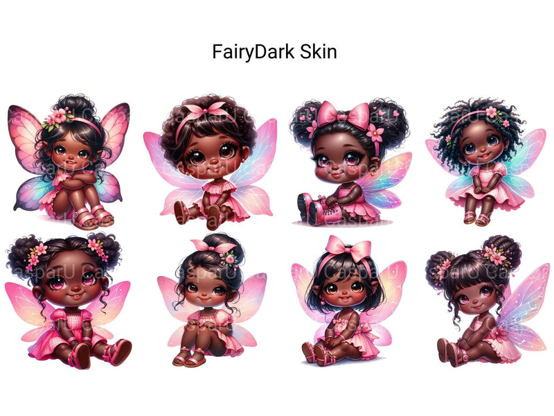 Fairy with Dark Skin - CraftNest - Digital Crafting and Art