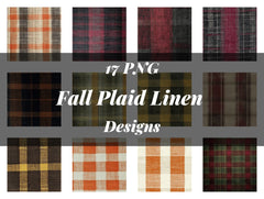 Fall Plaid Linen Clipart Bundle - CraftNest - Digital Crafting and Art