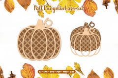 Fall Pumpkin Lasercut SVG Bundle - CraftNest - Digital Crafting and Art