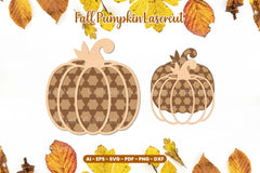 Fall Pumpkin Laser Cut SVG Bundle - CraftNest - Digital Crafting and Art