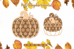 Fall Pumpkin Laser Cut SVG Bundle - CraftNest - Digital Crafting and Art