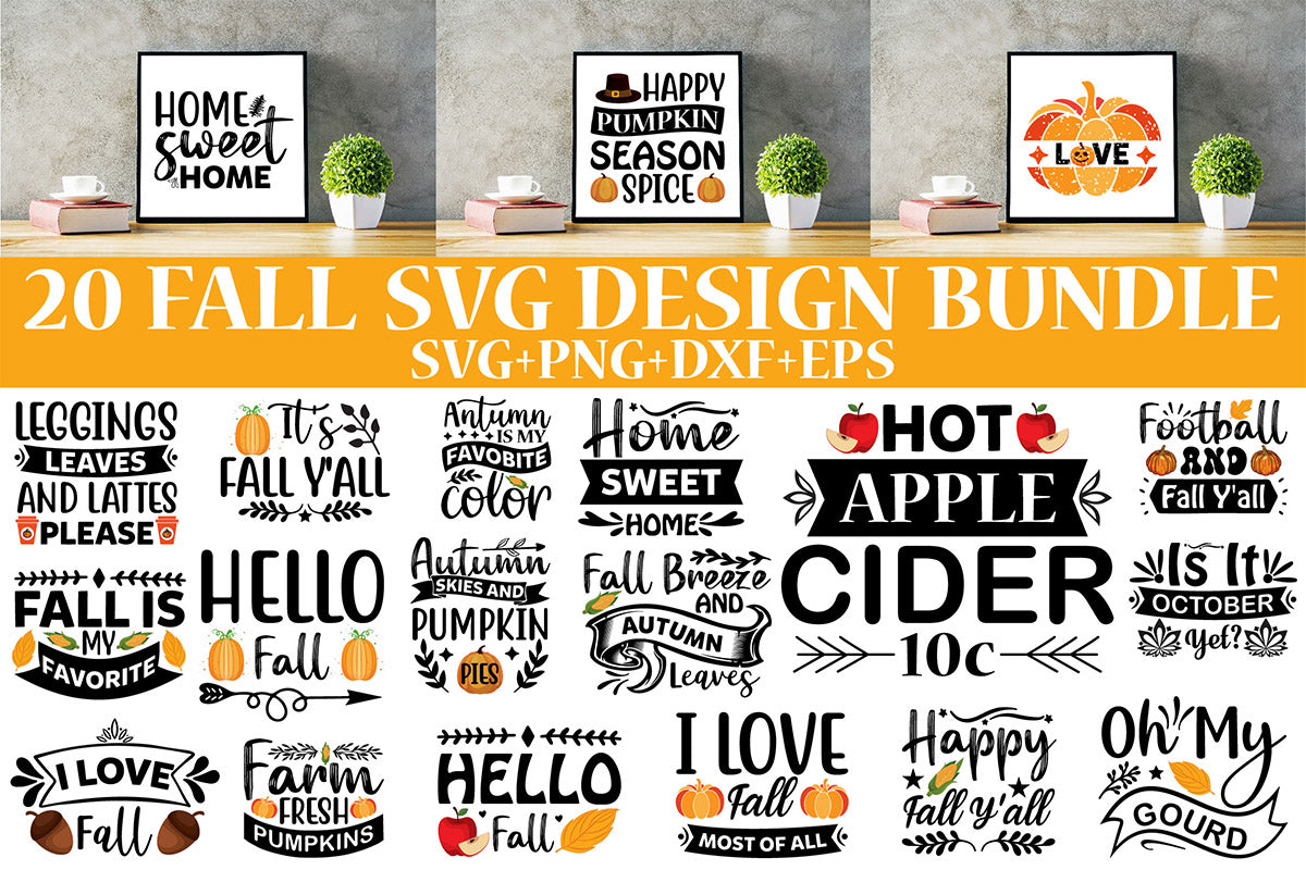 Fall SVG Bundle - CraftNest - Digital Crafting and Art
