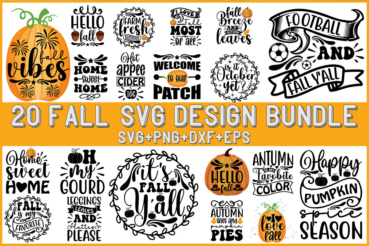 Fall SVG Bundle 8 - CraftNest - Digital Crafting and Art