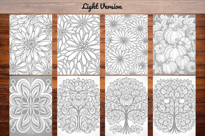 Fall Mandala Coloring Books - CraftNest