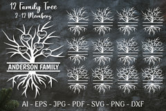 Family Tree Sign SVG Bundle - CraftNest - Digital Crafting and Art