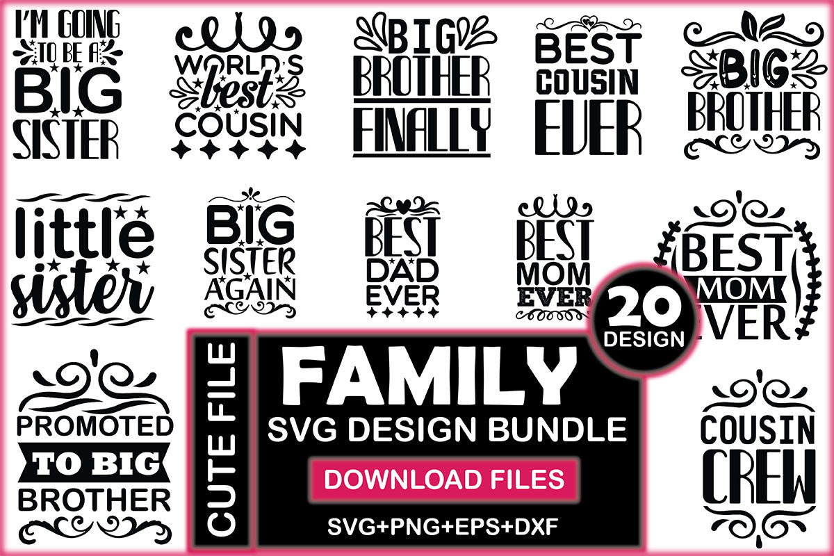 Family SVG Bundle 2 - CraftNest - Digital Crafting and Art