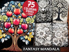 Fantasy Mandala Coloring Books