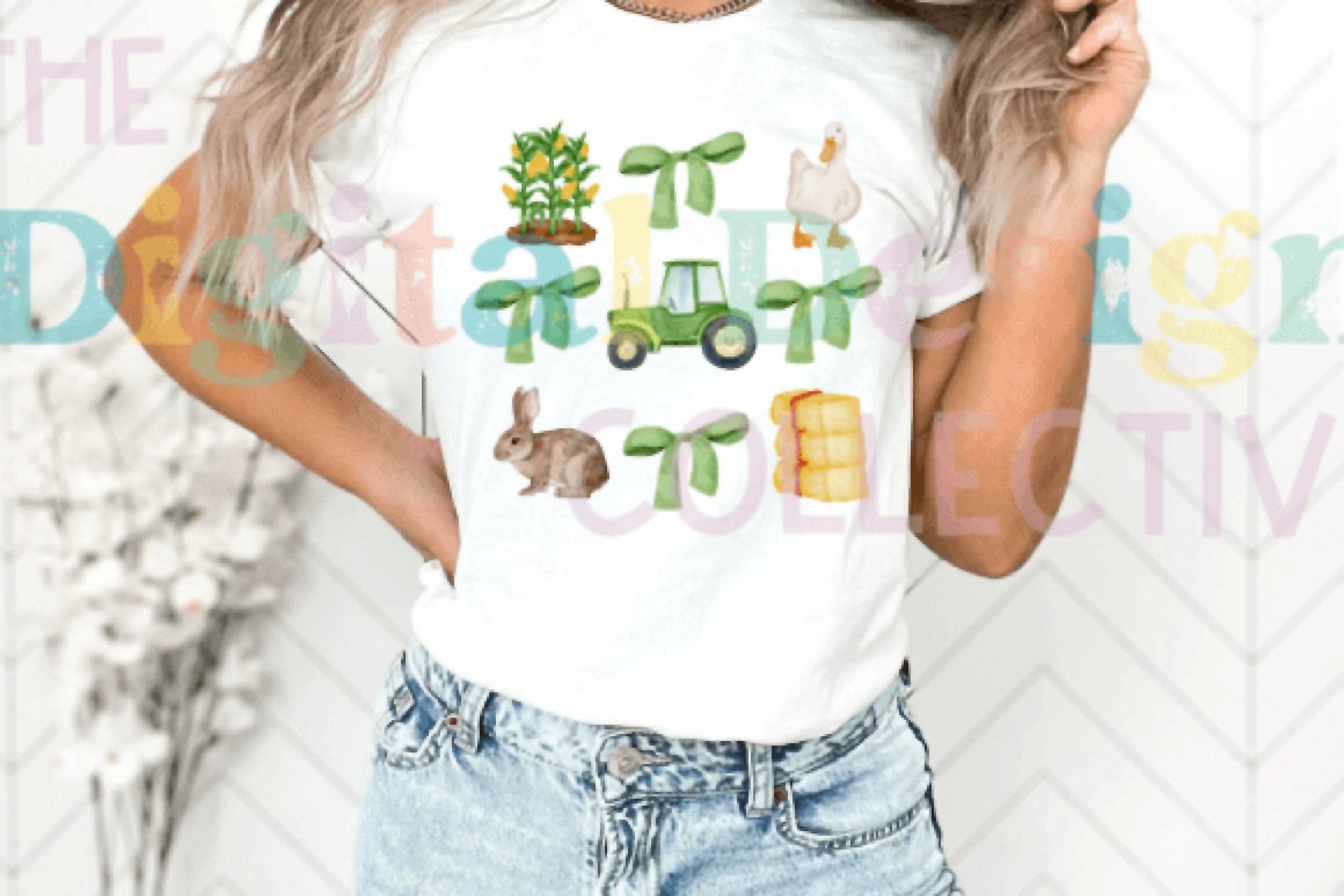 Charming Coquette Farm Animals Clipart Bundle - CraftNest - Digital Crafting and Art