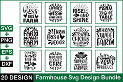 Farmhouse SVG Bundle 6 - CraftNest - Digital Crafting and Art