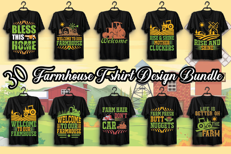Farmhouse T Shirt Bundle 2 - CraftNest - Digital Crafting and Art