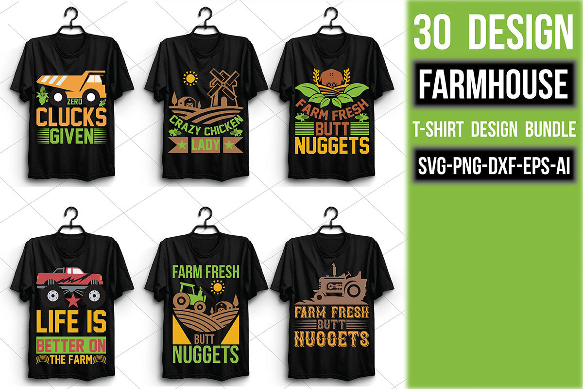 Farmhouse T Shirt Bundle 3 - CraftNest - Digital Crafting and Art