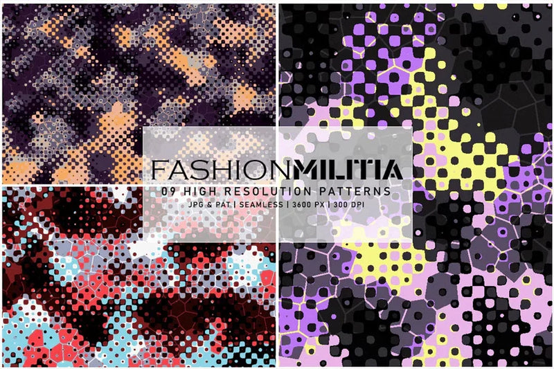 Fashion Militia - Camouflage - CraftNest - Digital Crafting and Art