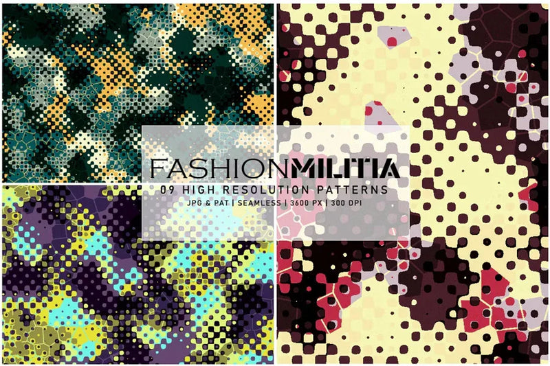 Fashion Militia - Camouflage - CraftNest - Digital Crafting and Art
