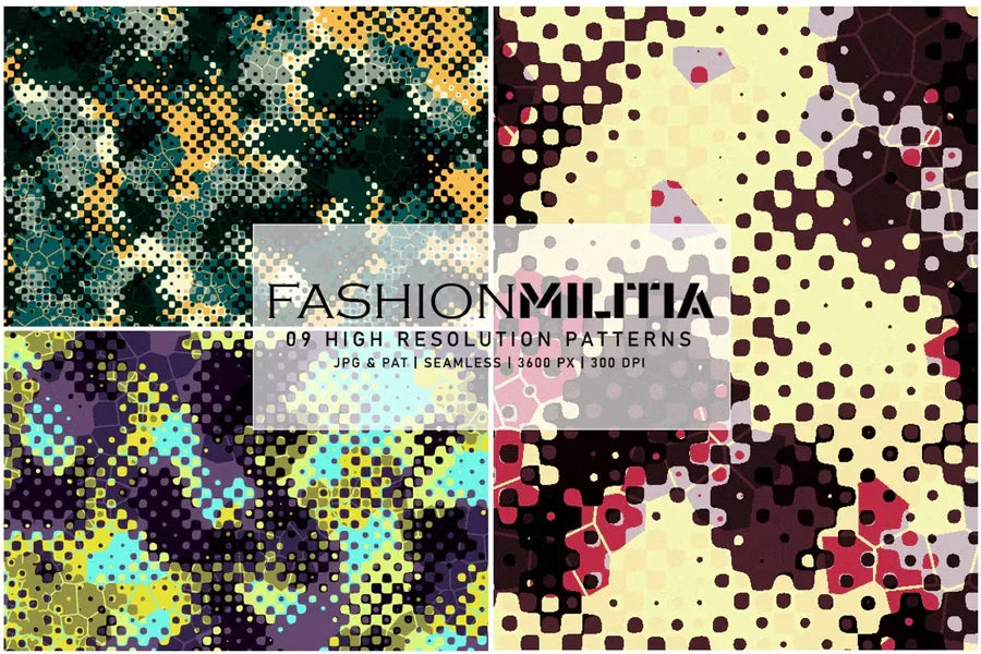 Fashion Militia - Camouflage - CraftNest - Digital Crafting and Art