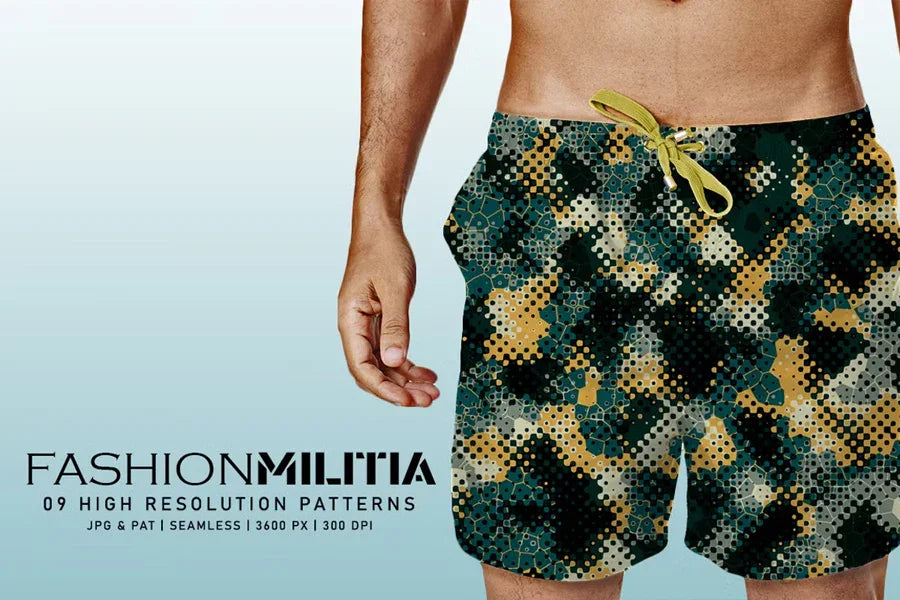 Fashion Militia - Camouflage - CraftNest - Digital Crafting and Art