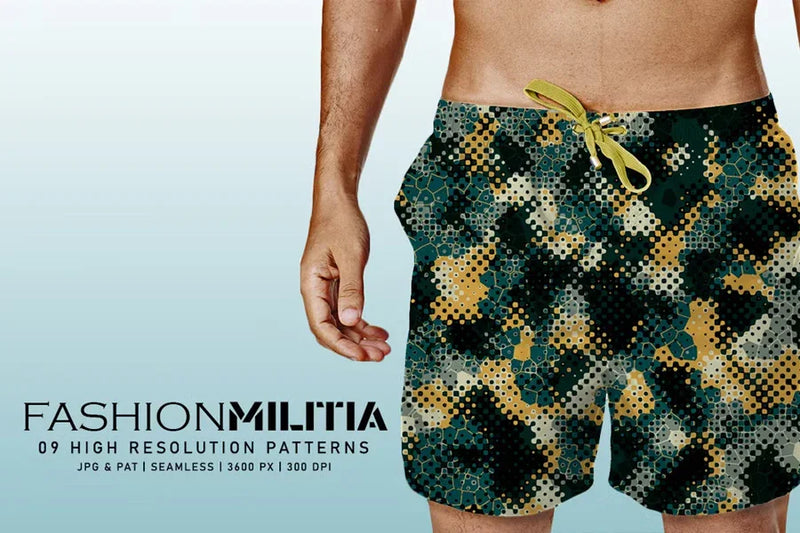 Fashion Militia - Camouflage - CraftNest - Digital Crafting and Art