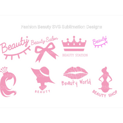 Fashion Beauty SVG - CraftNest - Digital Crafting and Art