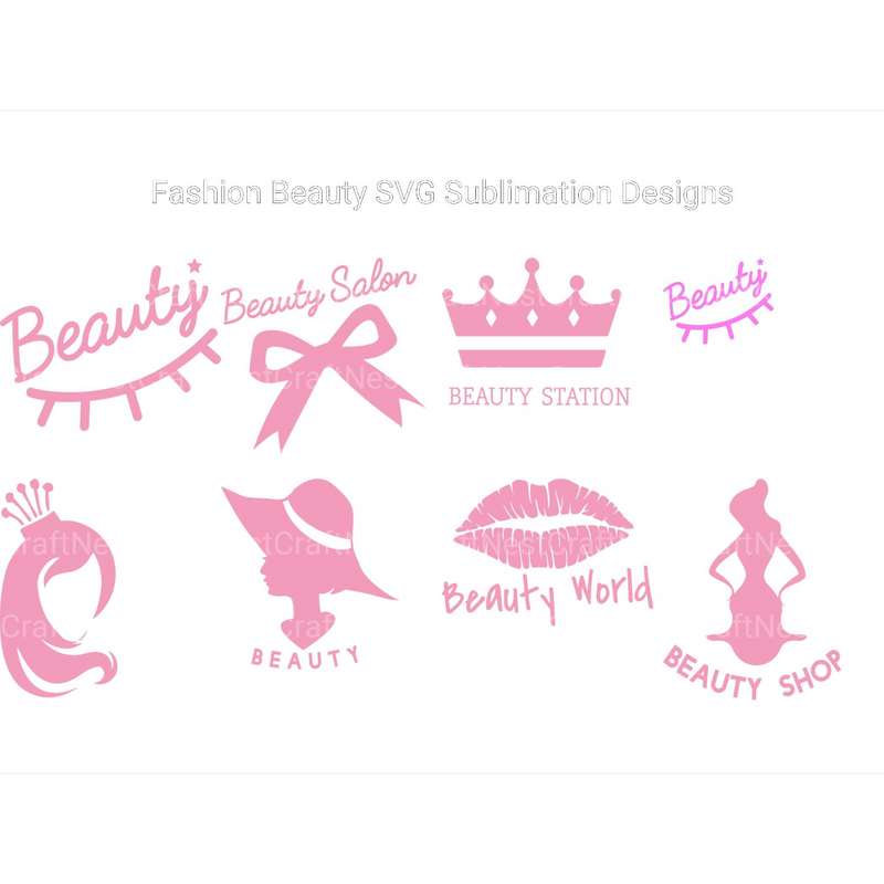 Fashion Beauty SVG - CraftNest - Digital Crafting and Art