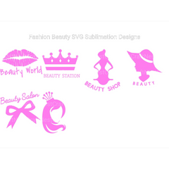 Fashion Beauty SVG - CraftNest - Digital Crafting and Art