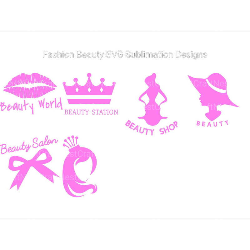 Fashion Beauty SVG - CraftNest - Digital Crafting and Art