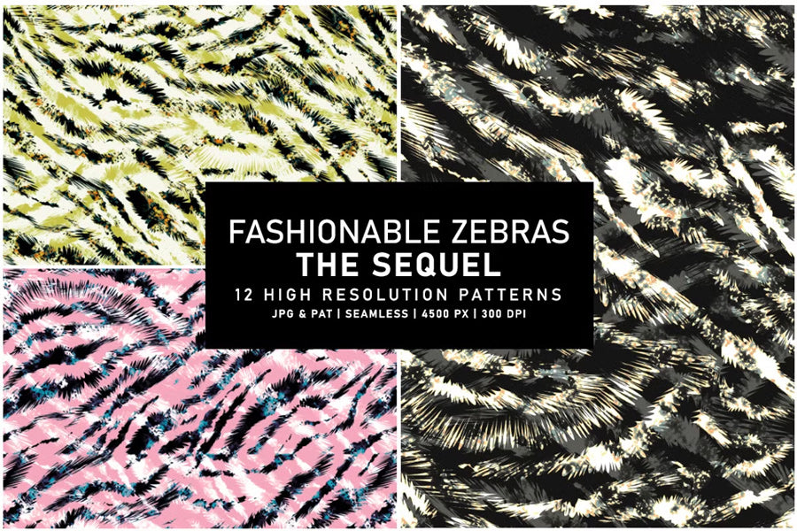 Fashionable Zebras: The Sequel - Animal Print