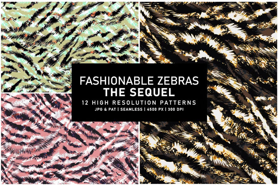 Fashionable Zebras: The Sequel - Animal Print