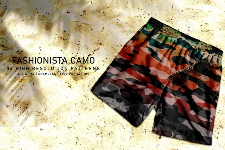 Fashionista Camo - CraftNest - Digital Crafting and Art