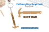 Father's Day Keychain Laser Cut SVG Bundle