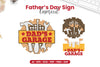 Father's Day Sign Laser Cut SVG Bundle Clipart