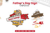 Father's Day Sign Laser Cut SVG Clipart Bundle