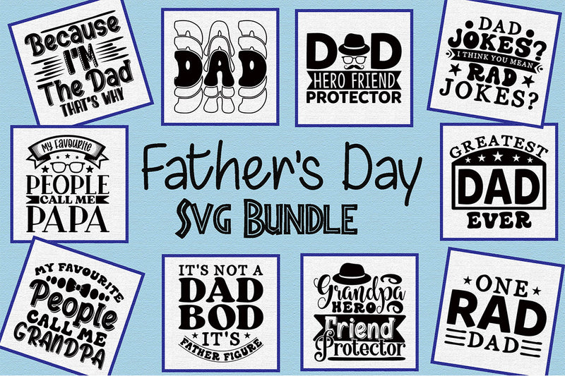Father's Day SVG Bundle 3 - CraftNest - Digital Crafting and Art