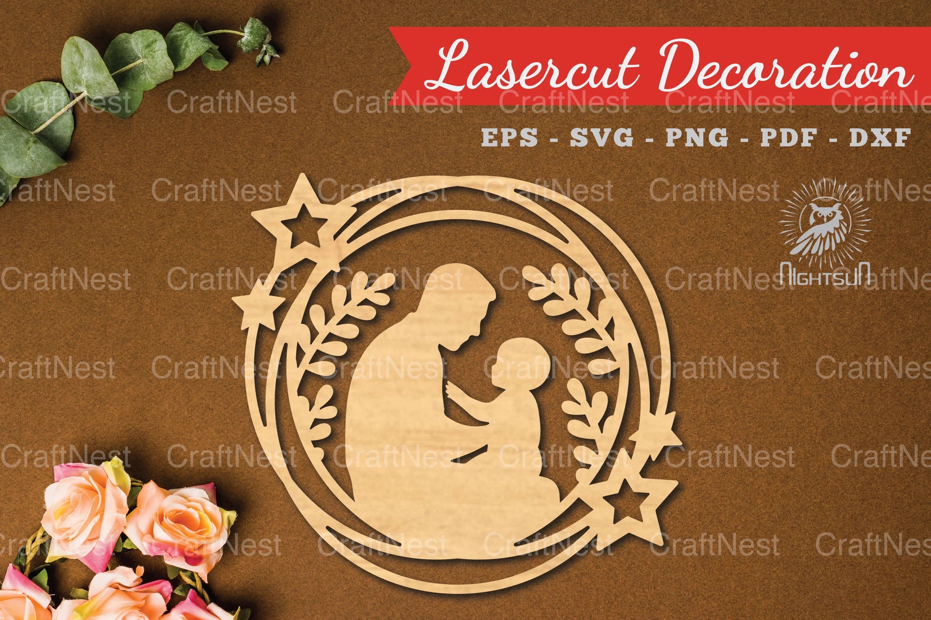 Father's Day Laser Cut Decoration Clipart Bundle - CraftNest - Digital Crafting and Art