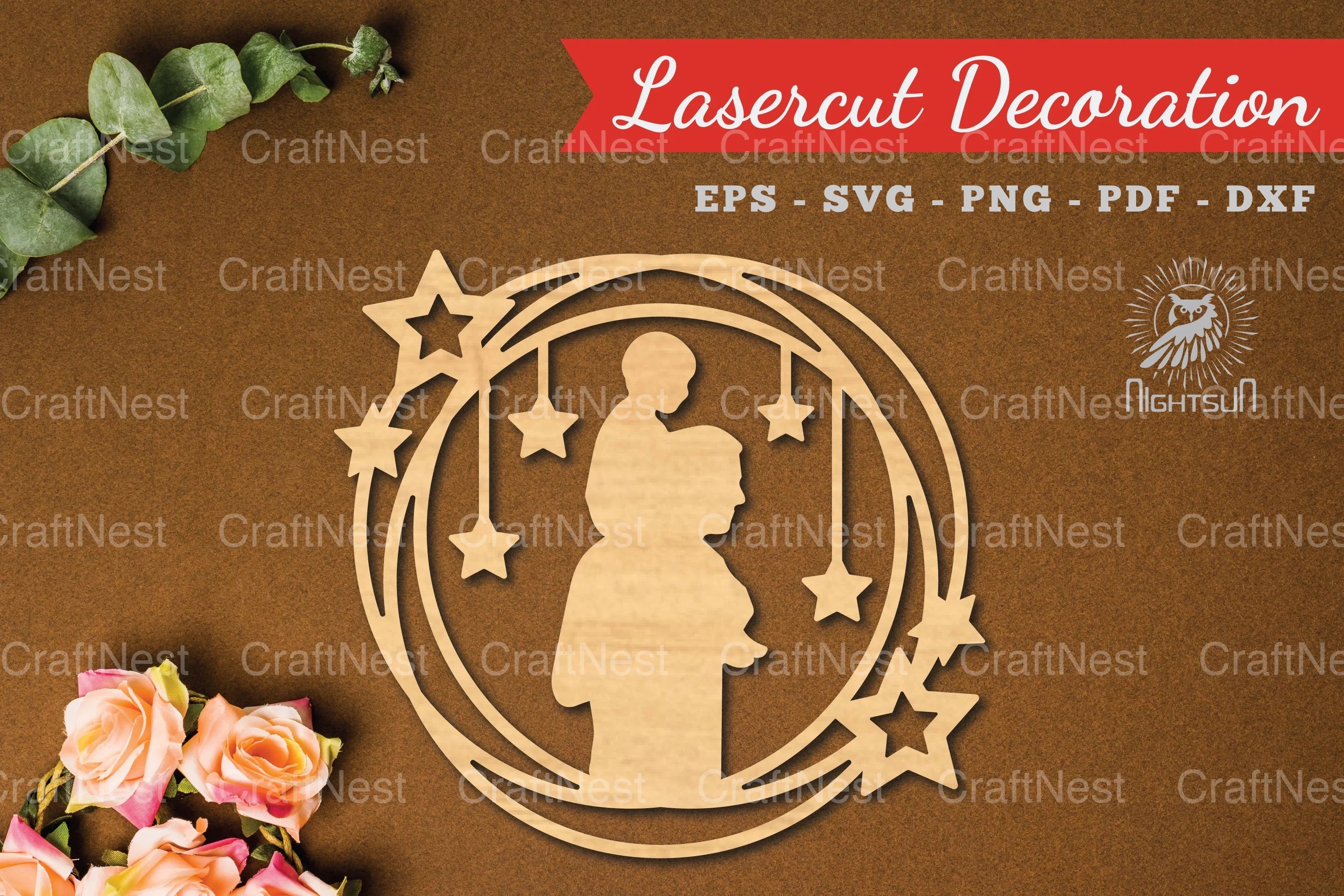 Father's Day Laser Cut Decoration Clipart Bundle - CraftNest - Digital Crafting and Art