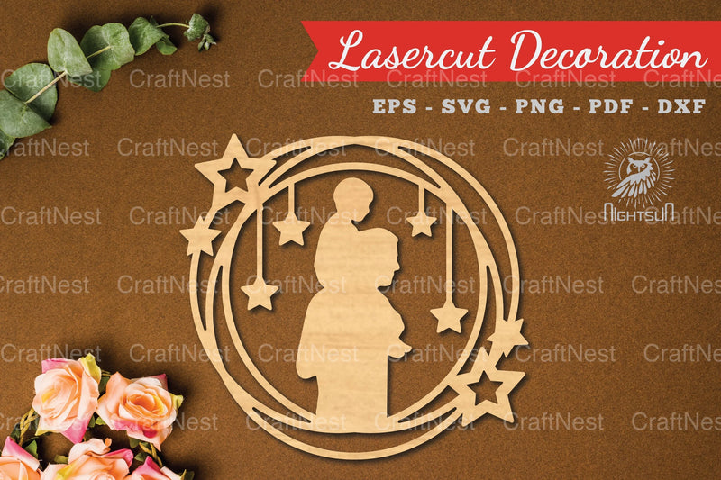 Father's Day Laser Cut Decoration Clipart Bundle - CraftNest - Digital Crafting and Art