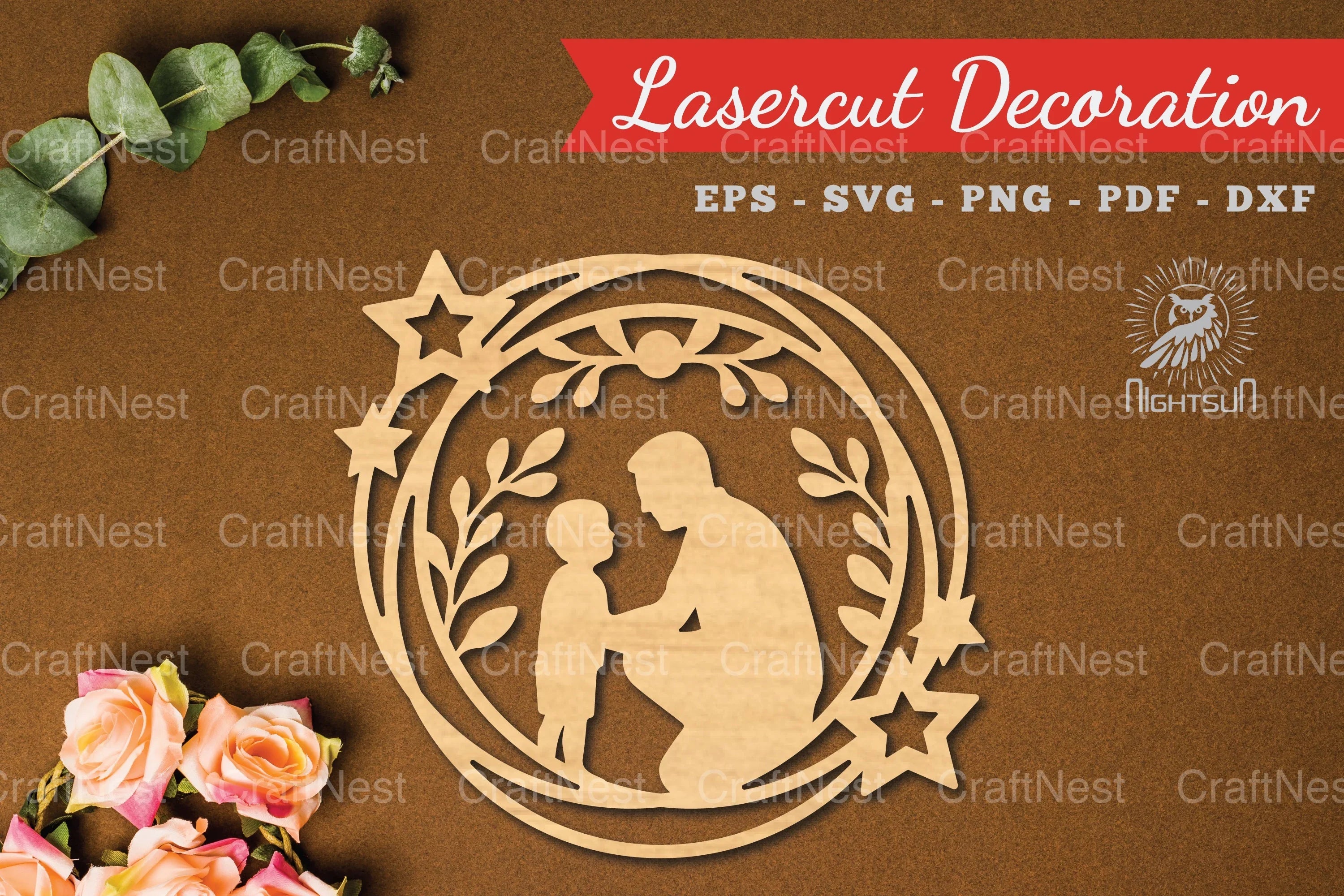 Father's Day Laser Cut Decoration SVG Bundle - CraftNest - Digital Crafting and Art