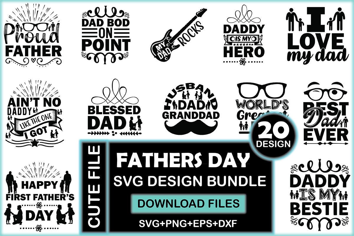 Father's SVG Bundle - CraftNest - Digital Crafting and Art