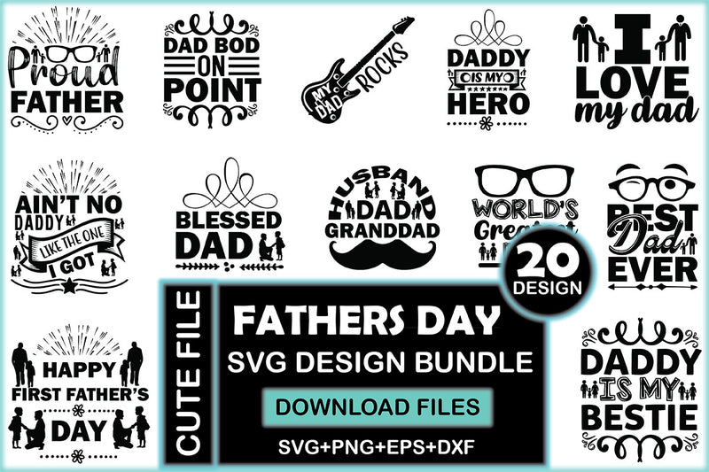 Father's SVG Bundle - CraftNest - Digital Crafting and Art