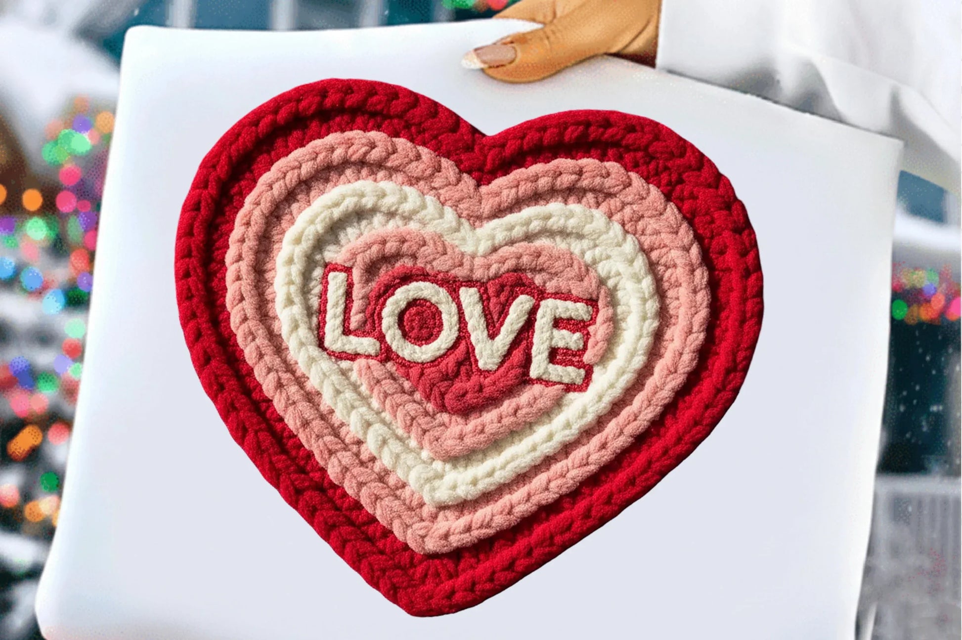 Faux Yarn Valentine Heart Clipart Bundle - CraftNest - Digital Crafting and Art