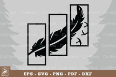 Feather Home Decor SVG Bundle - CraftNest - Digital Crafting and Art