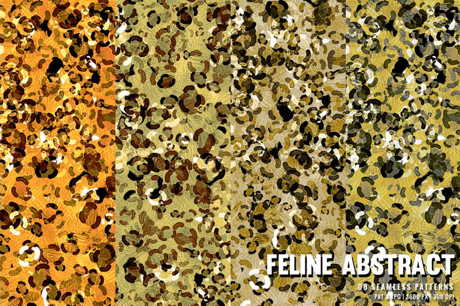 Feline Abstract - Animal Print