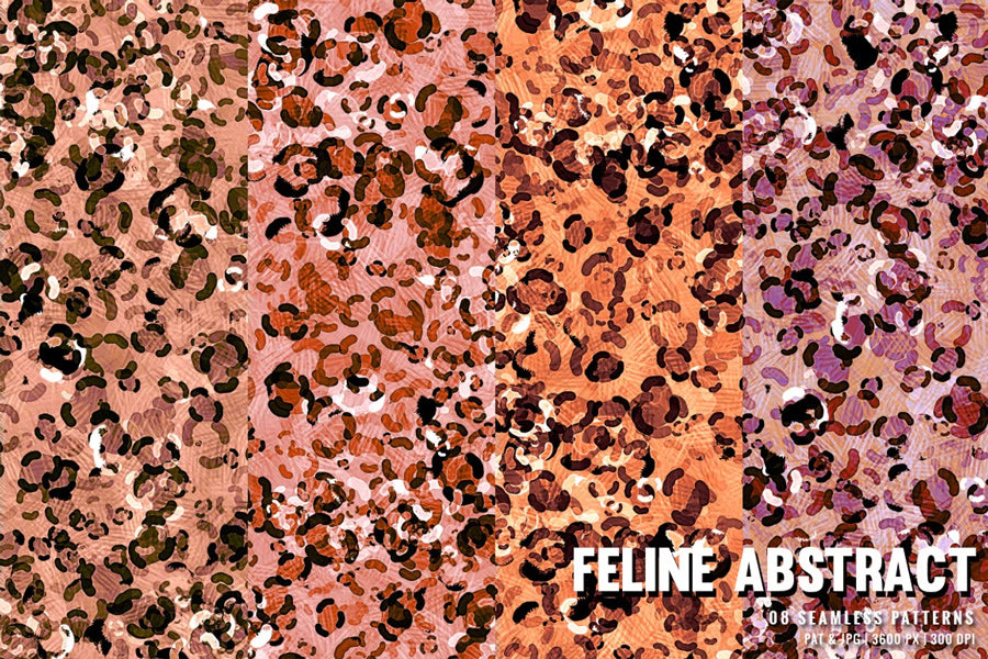 Feline Abstract - Animal Print