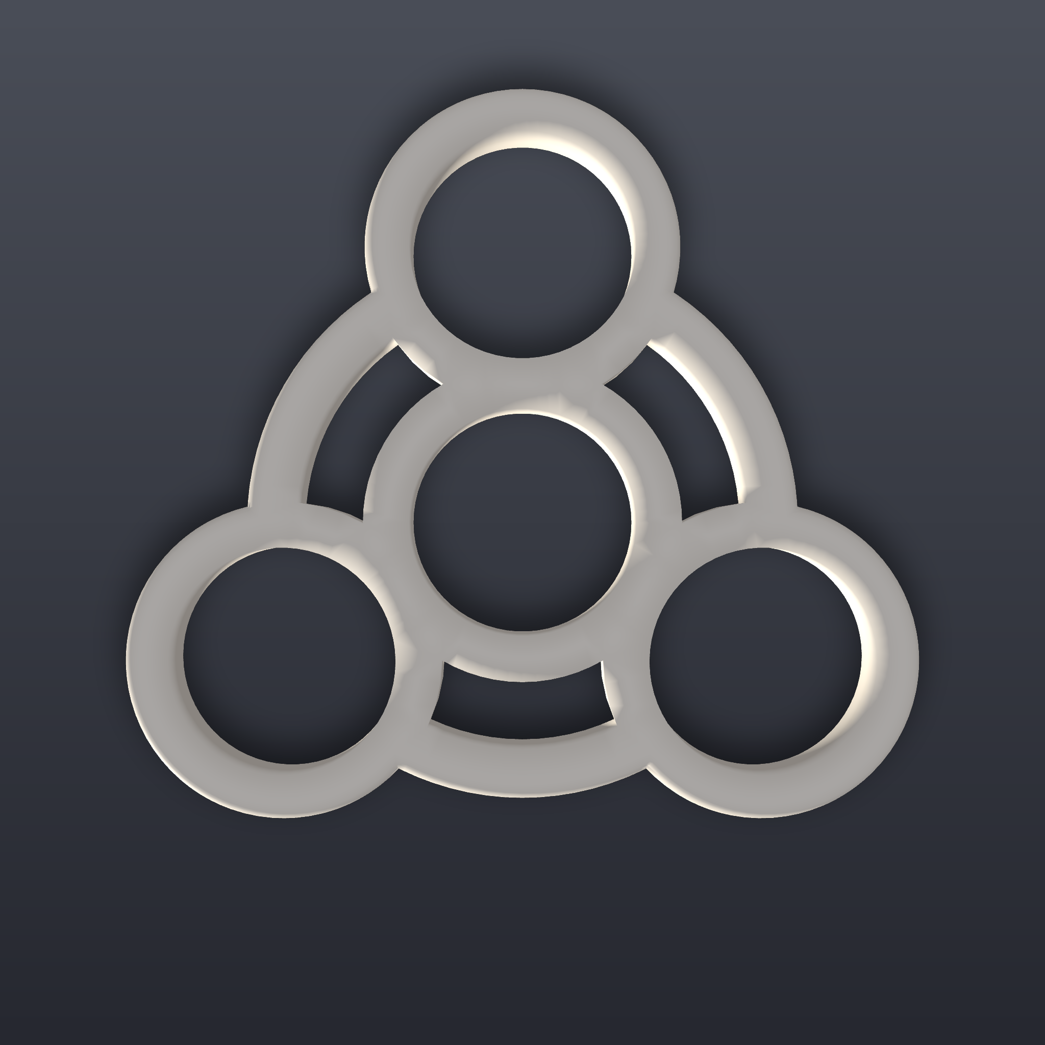 Fidget Spinner Rings 3D Print STL File