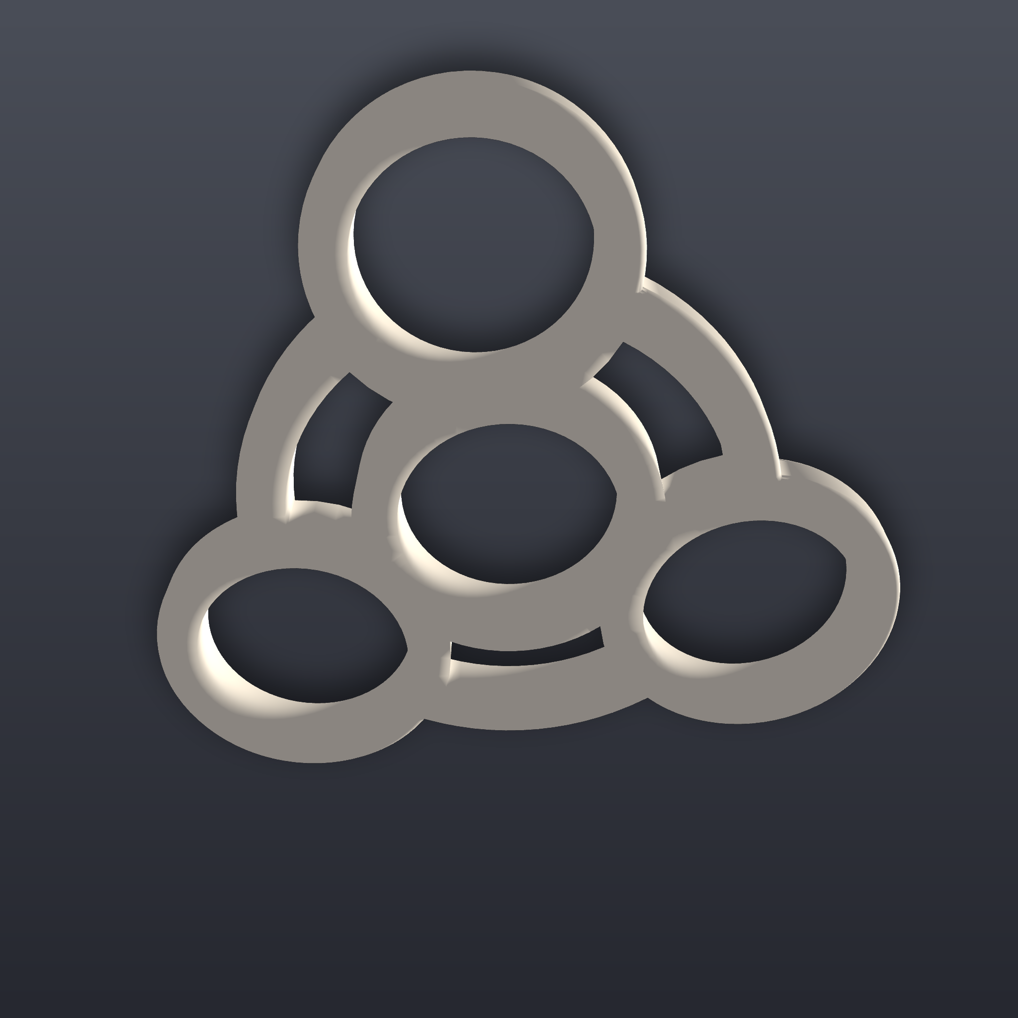 Fidget Spinner Rings 3D Print STL File