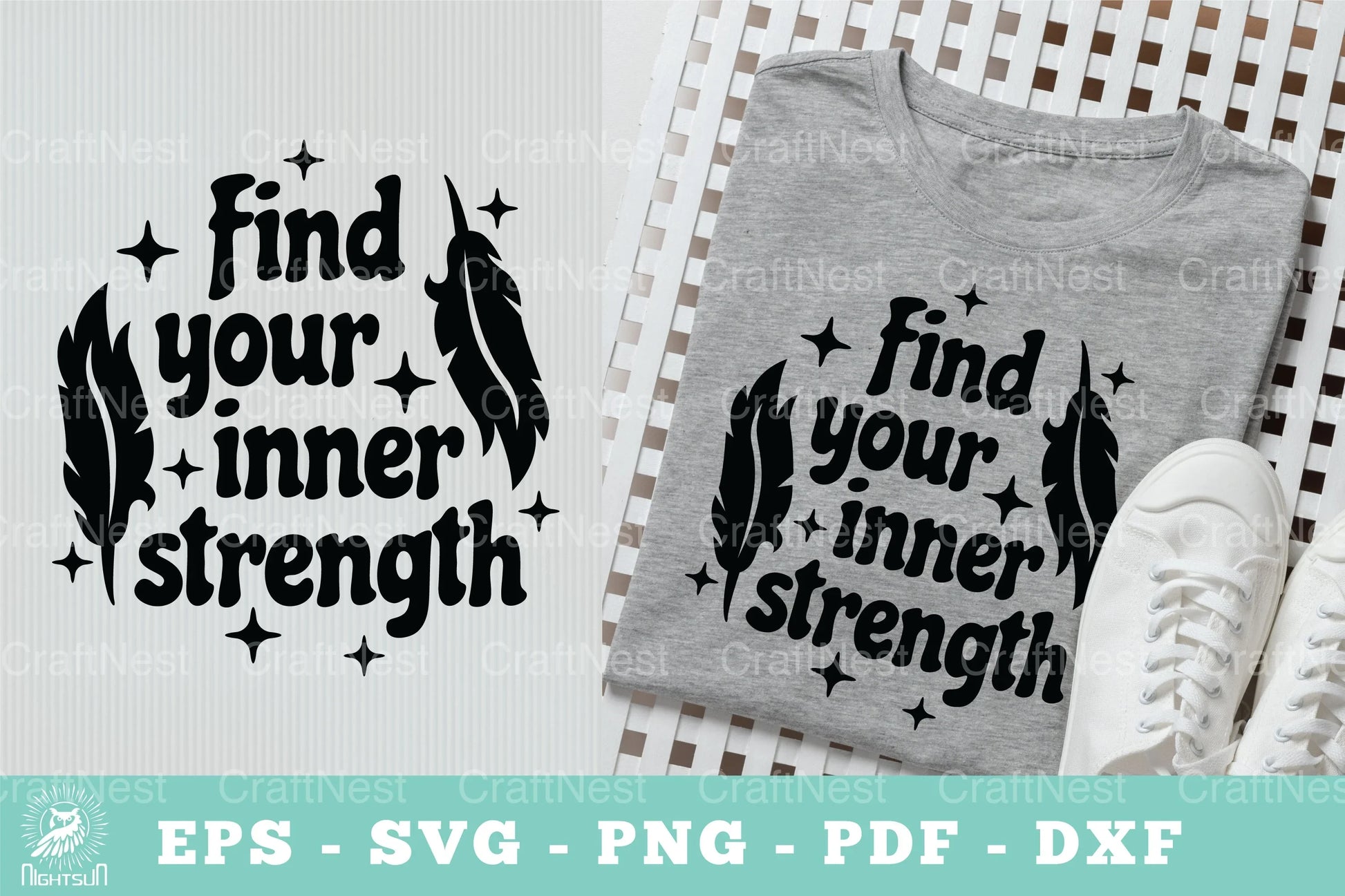 Find Your Inner Strength Motivational Clipart Bundle - CraftNest - Digital Crafting and Art