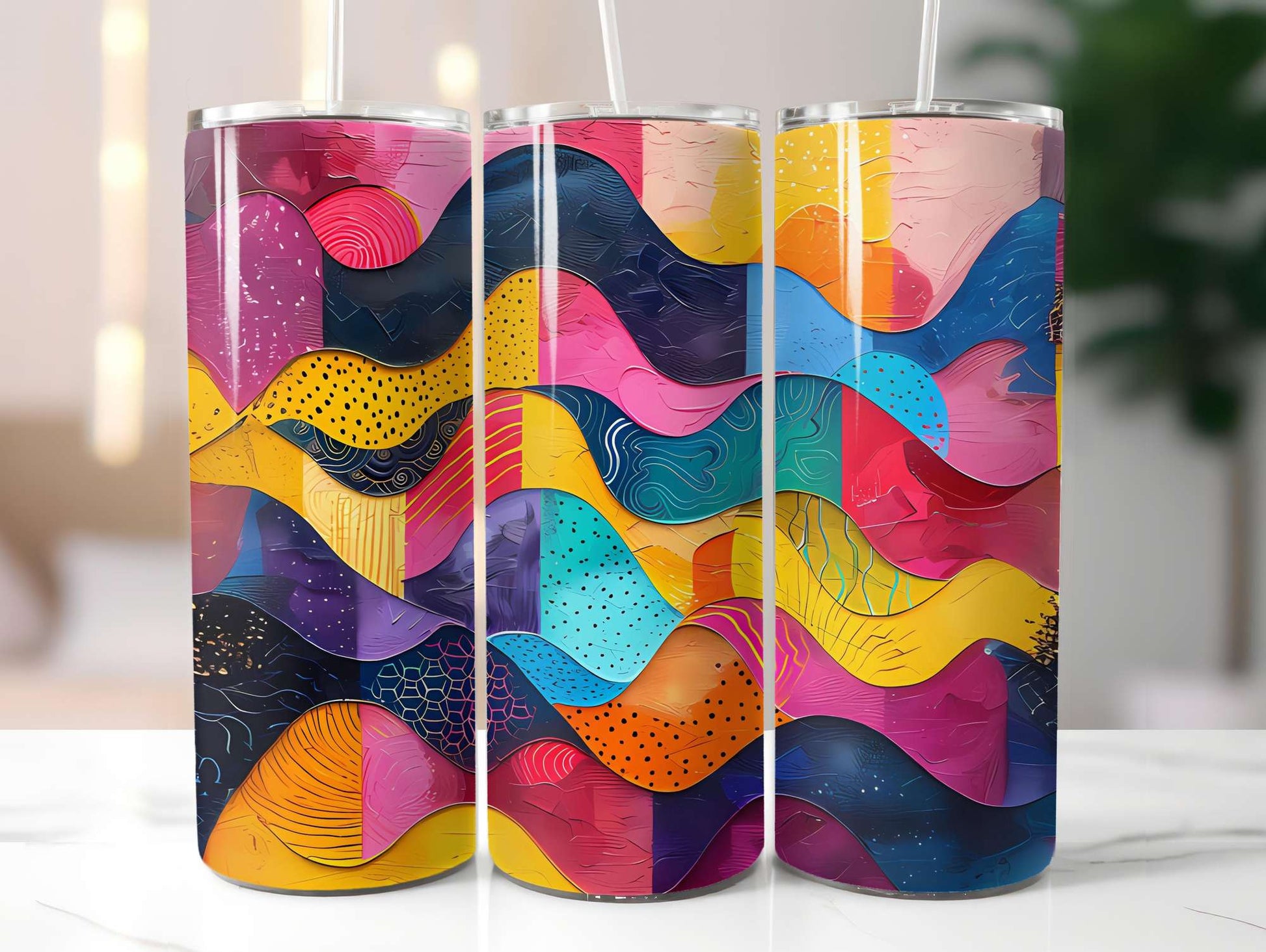 Fine Art Summer 4 Tumbler Wrap - CraftNest - Digital Crafting and Art