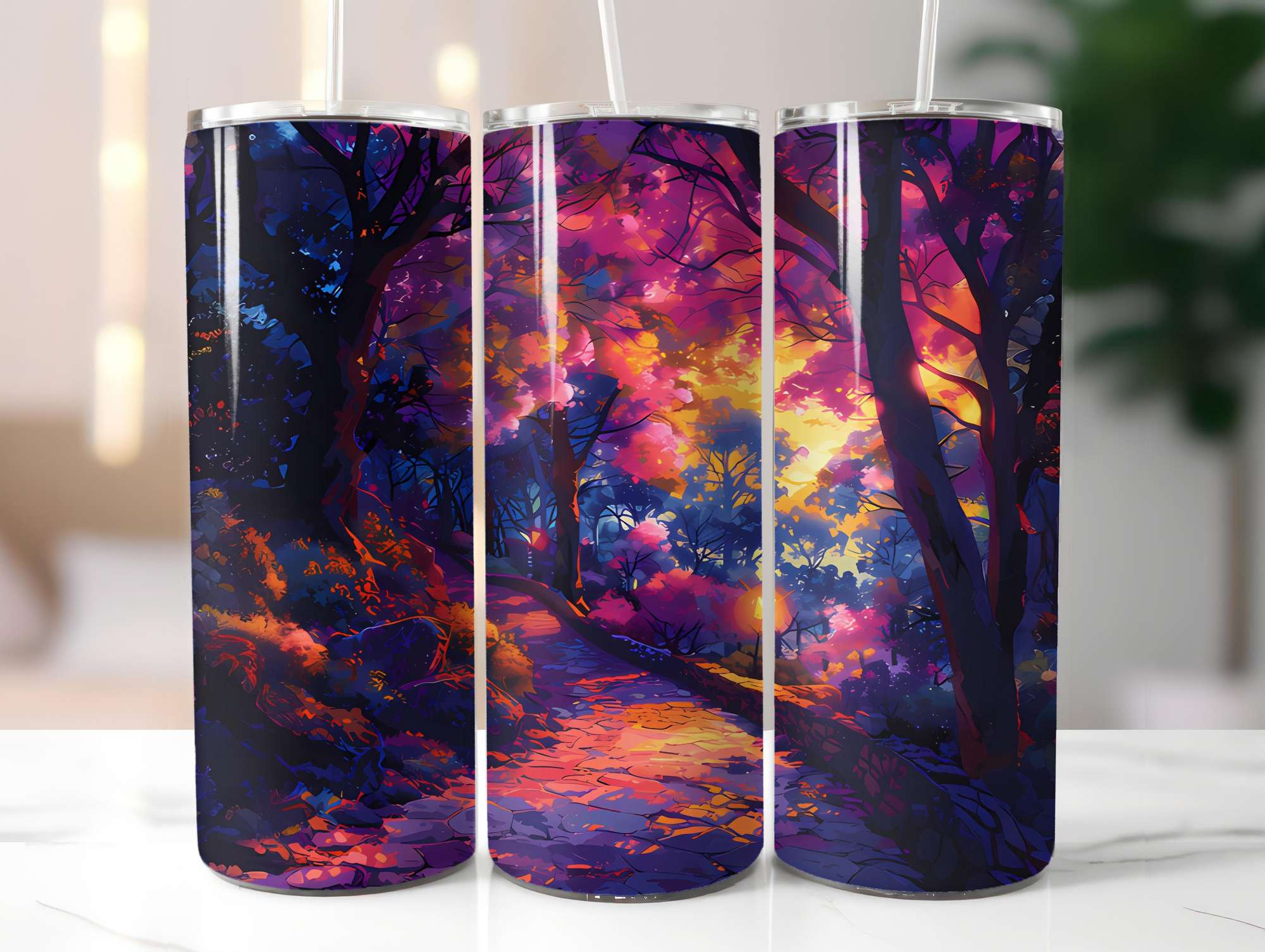 Fine Art Summer 4 Tumbler Wrap - CraftNest - Digital Crafting and Art