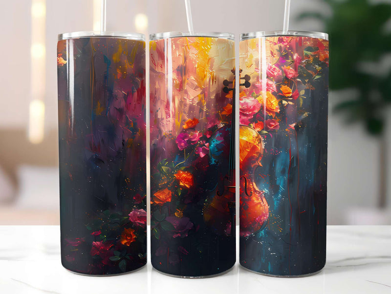 Fine Art Summer 5 Tumbler Wrap - CraftNest - Digital Crafting and Art