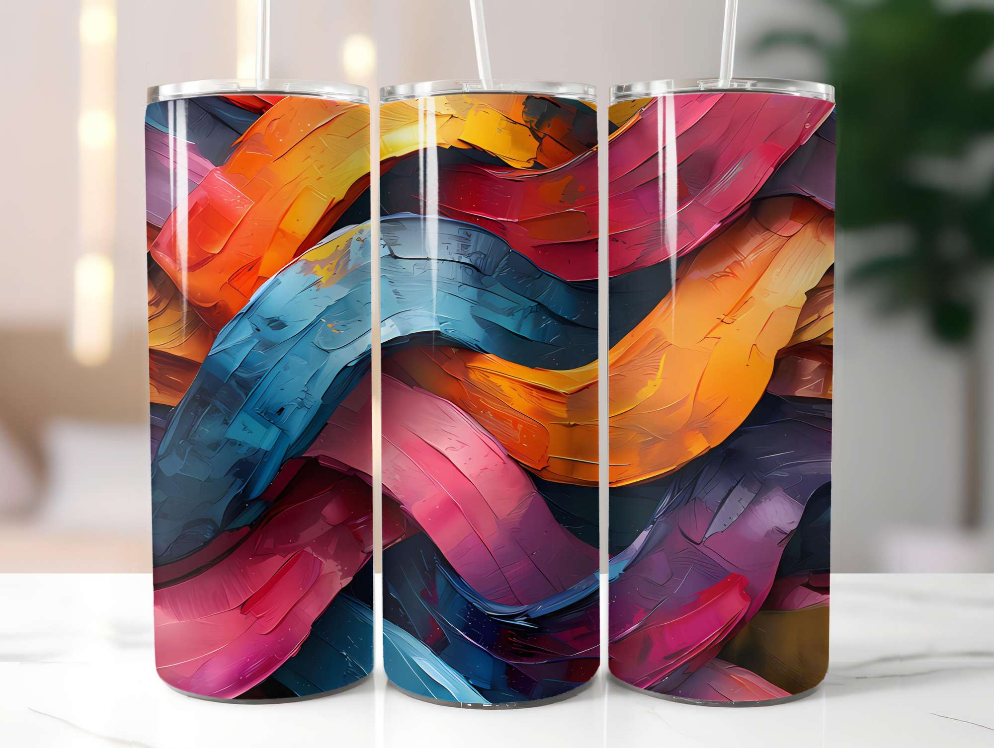 Fine Art Summer 2 Tumbler Wrap - CraftNest - Digital Crafting and Art