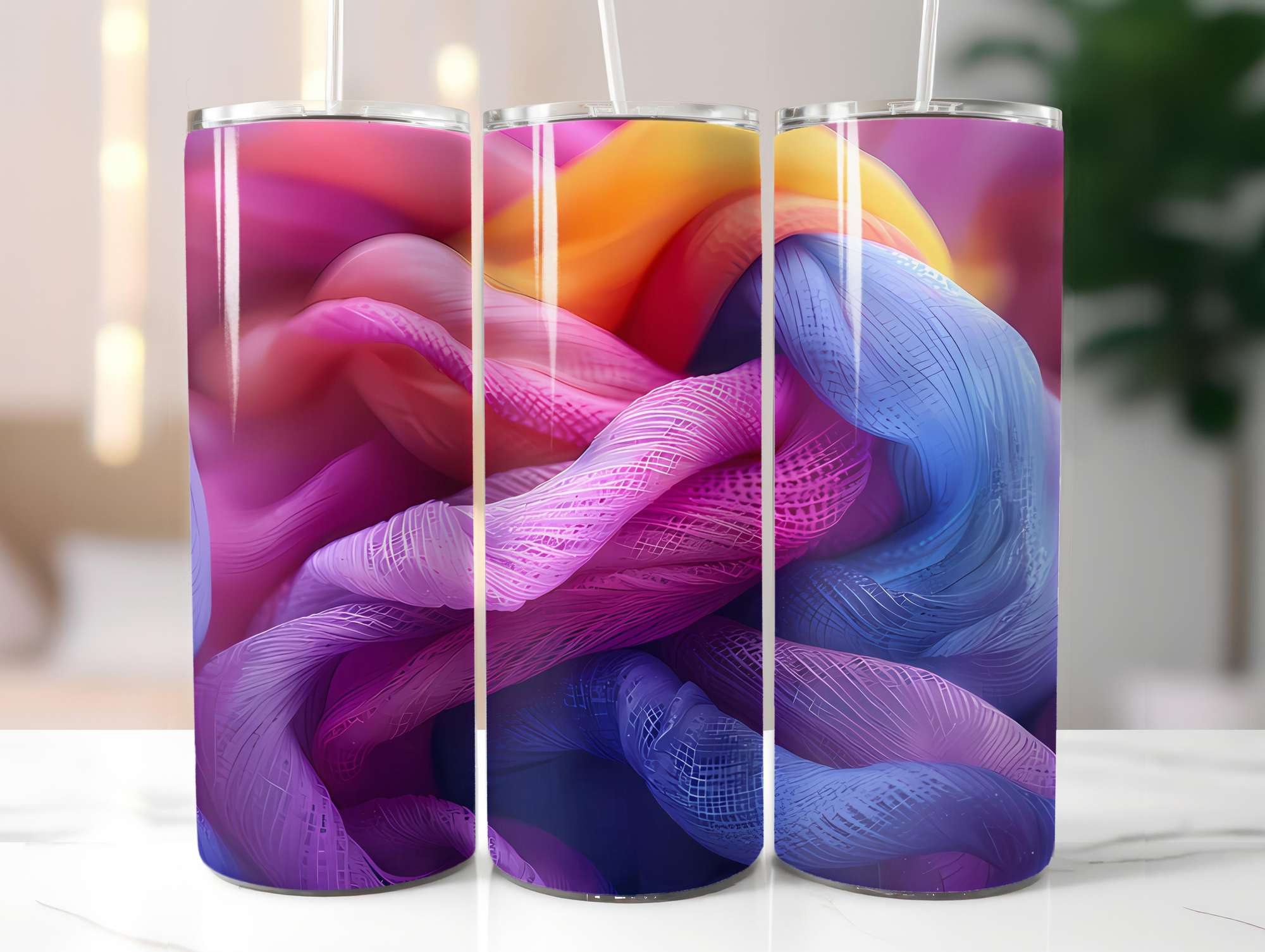 Fine Art Summer 3 Tumbler Wrap - CraftNest - Digital Crafting and Art